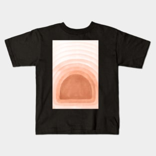 Abstract sunrise, watercolor illustration Kids T-Shirt